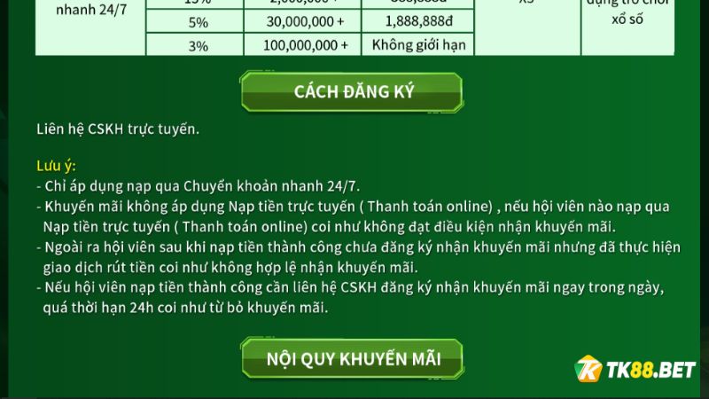 Cách đăng ký Khuyến mãi 35% nạp tiền lần đầu tại hb88