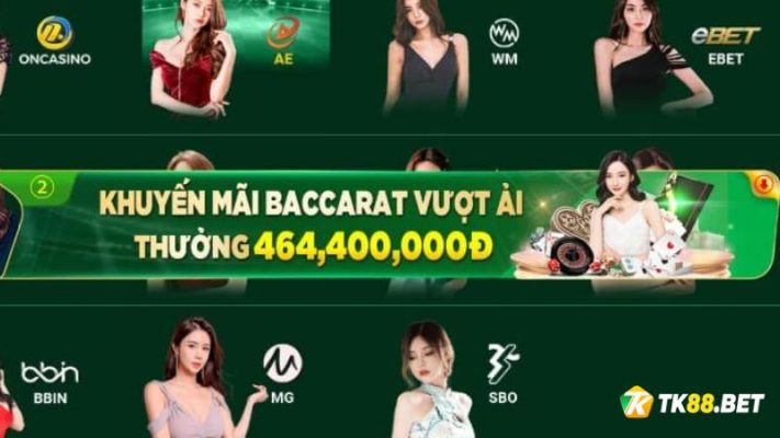 Khuyến mãi Baccarat vượt ải HB88