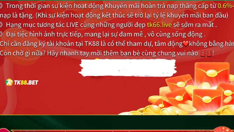 Điều kiện tham gia khuyến mãi Bữa tiệc nghìn tỷ hồng bao HB88