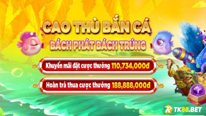 Khuyến mãi hoàn trả thua cược Bắn cá HB88